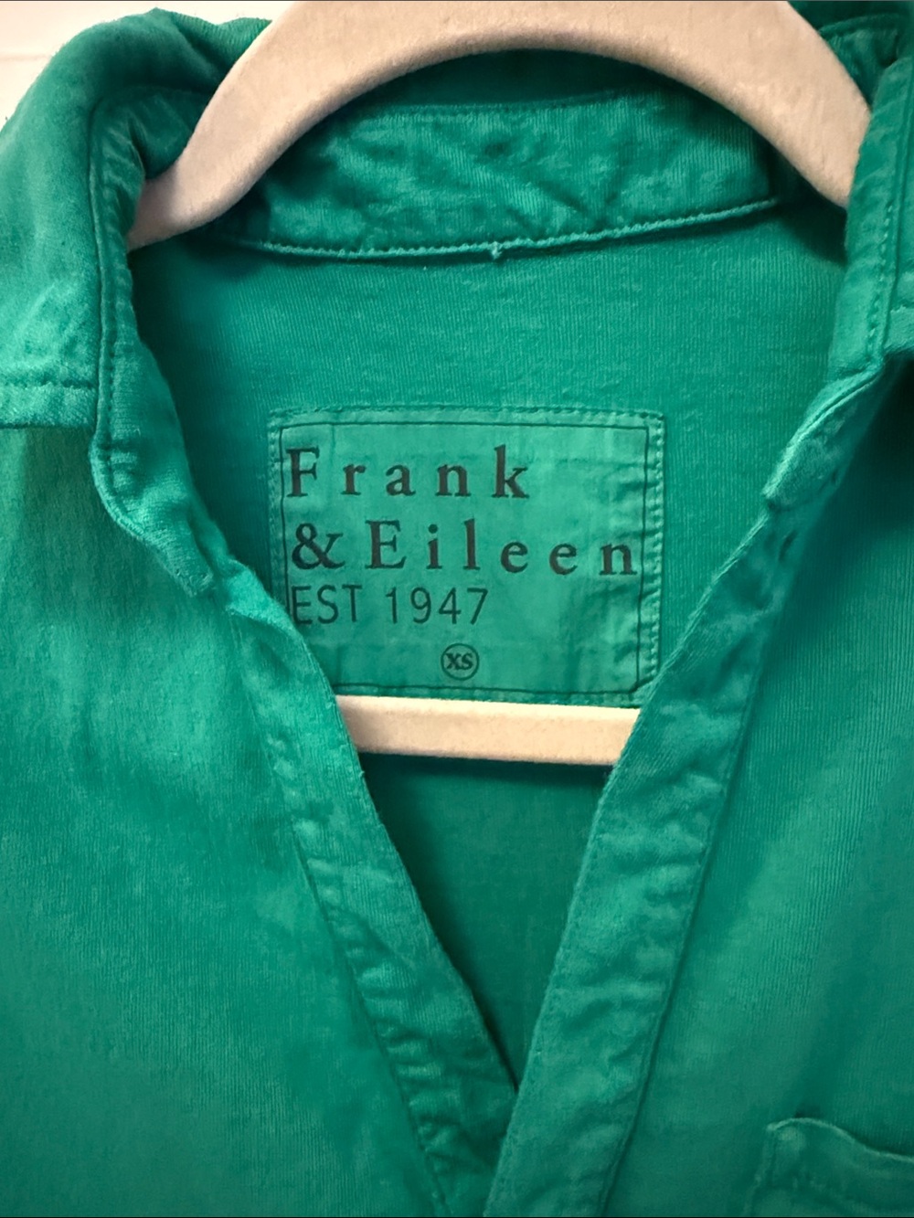 Frank & Eileen Lauren Polo Shirt Dress in Emerald - Picture 2 of 4